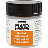 Staedtler Fimo 8704 01 BK. Barniz brillante transparente con base de agua. Envase individual de 35 ml.